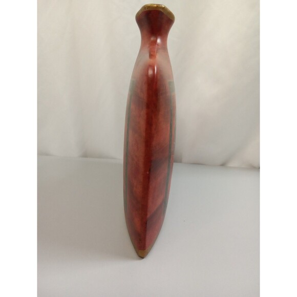 Rooster Vase Ceramic 9”W X 9” Tall X 2 1/2 Thick‎ Decor - Picture 4 of 8